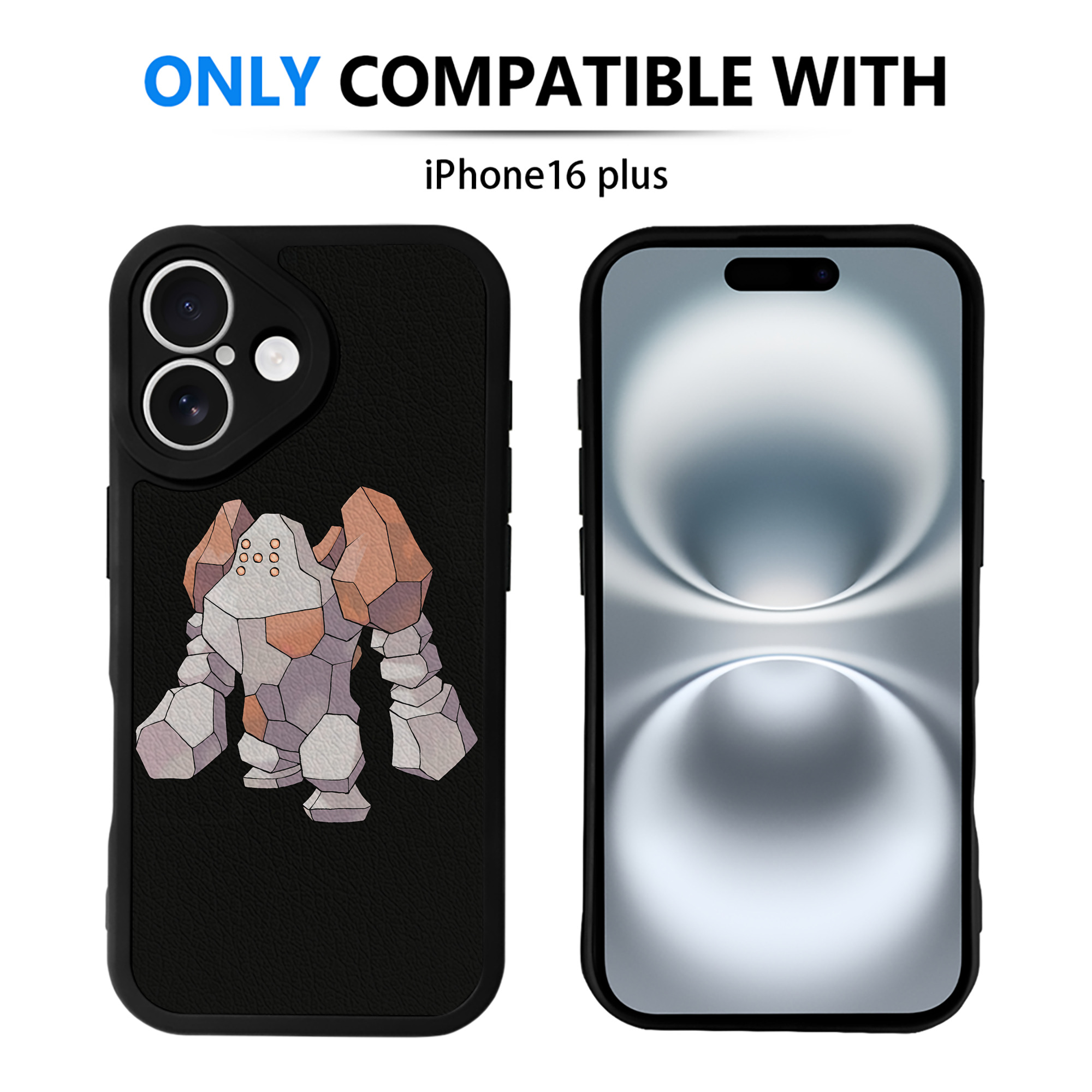 （画像用） ポケットモンスター Pokémon 【iPhone 16シリーズ対応】シリコンスマホケース（レザー調） 材質：シリコン